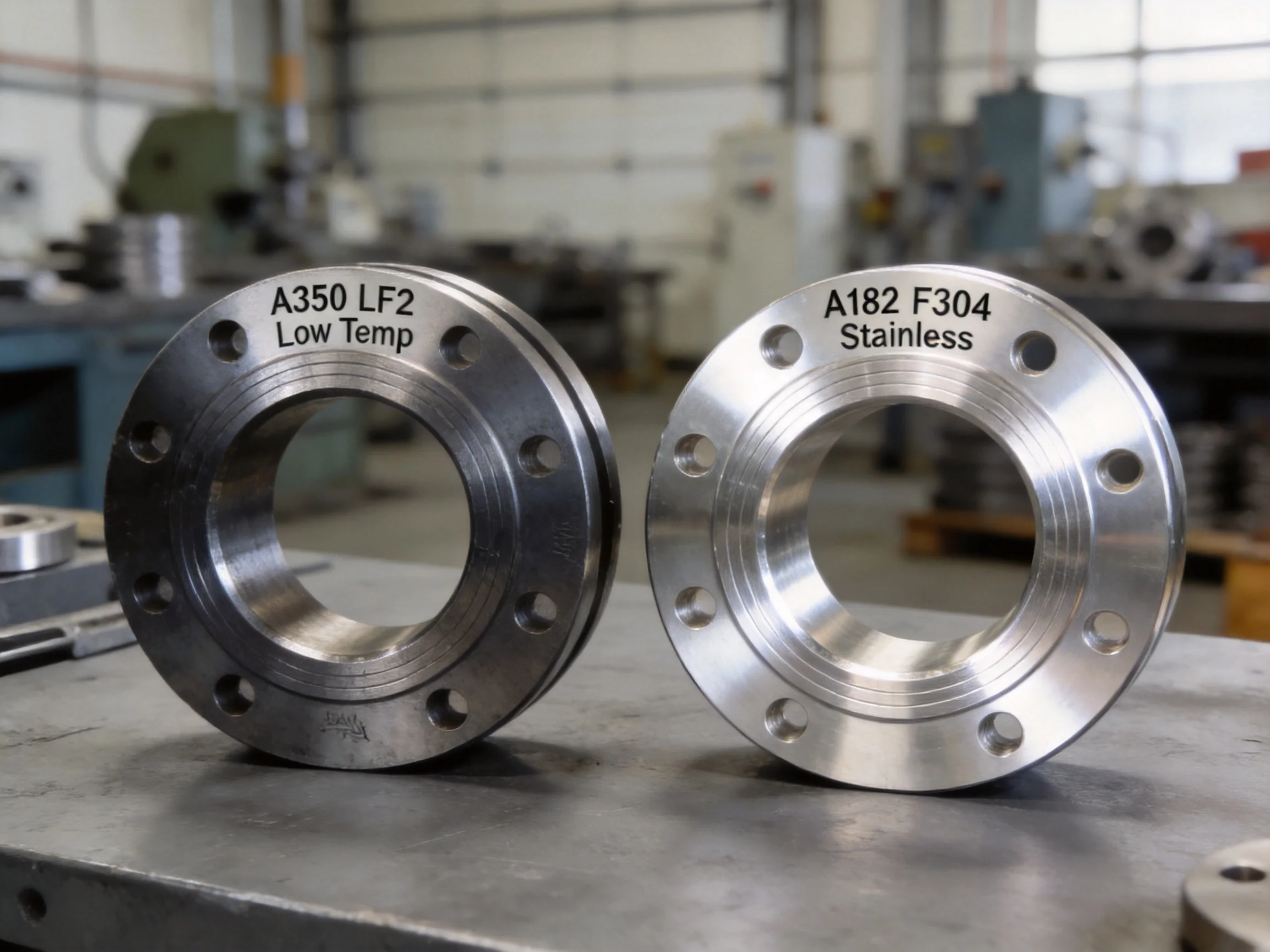 A350 LF2 Low Temp vs A182 F304 Stainless Flanges for Cryogenic LNG Service: Which Material Should You Choose?